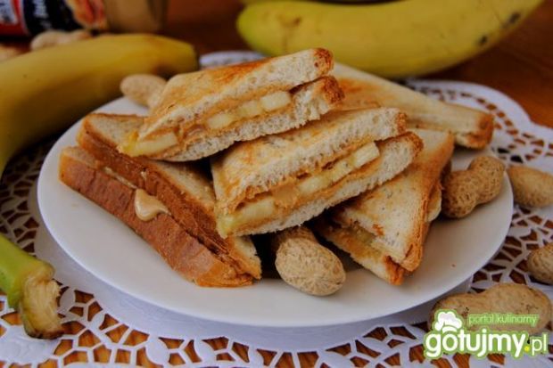 Bananowo-orzechowe tosty
