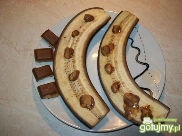 Banany z czekoladą
