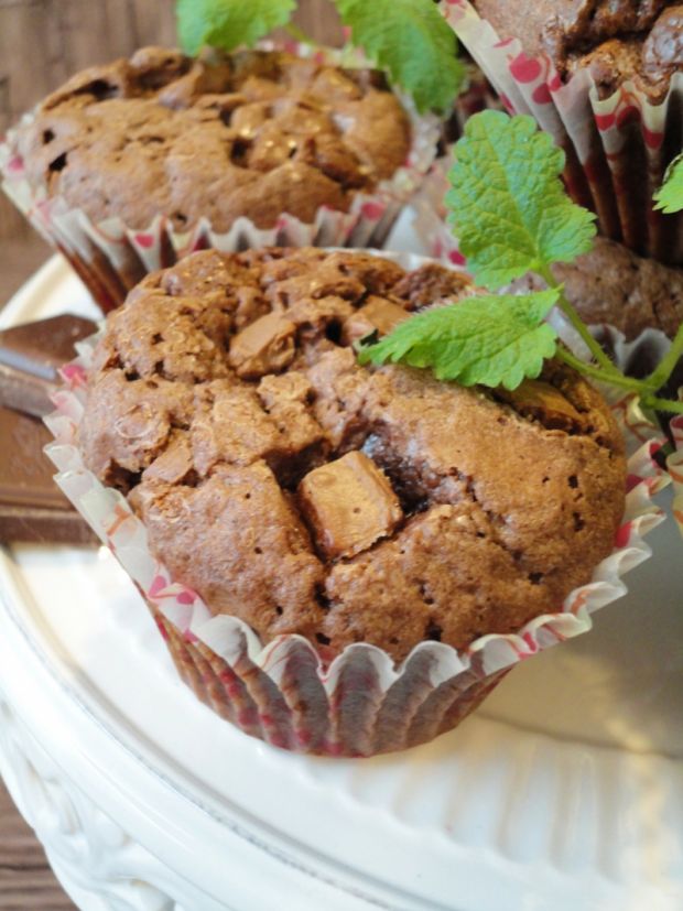 Bardzo smaczne muffinki czekoladowe