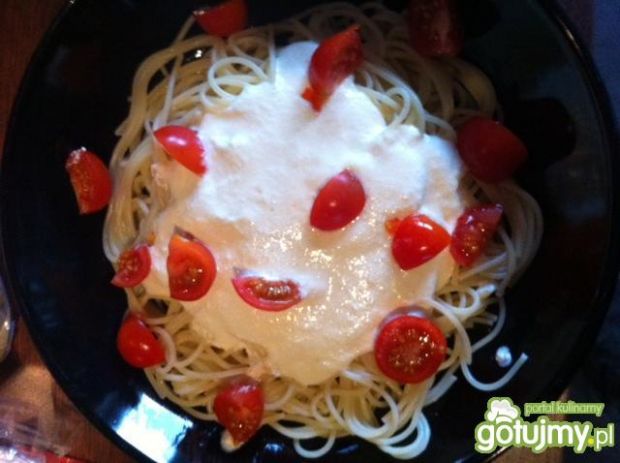 Białe spagetti