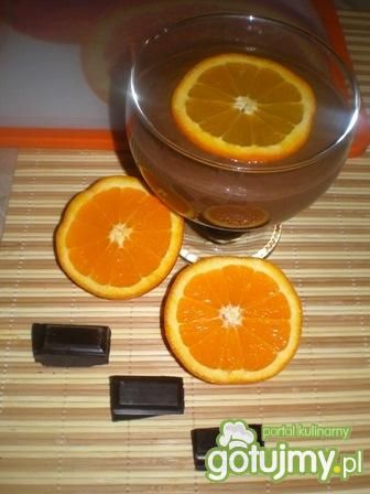 Budyń czekoladowo-pomarańczowy