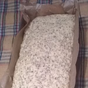 Chleb orkiszowo - kukurydziano - orzechowy z chia 