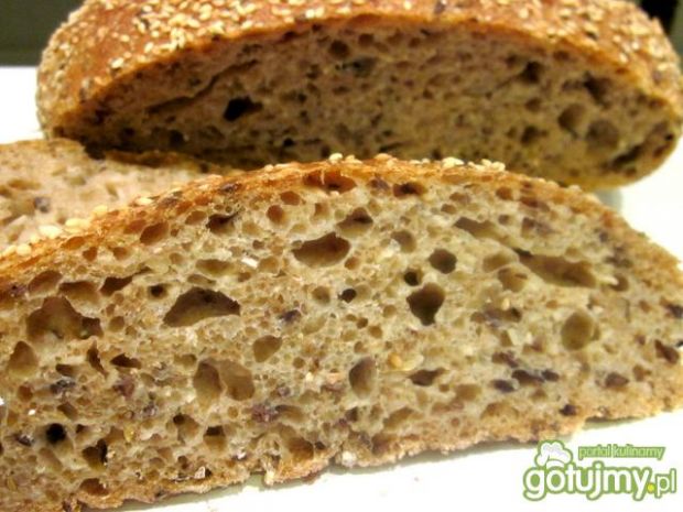 Chleb pszenno- razowy bez wyrabiania