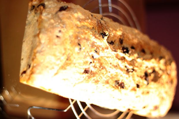Chleb pszenny z żurawiną i otrębami pszennymi