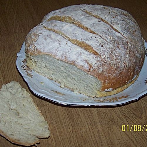 Chleb z pieczonymi ziemniakami