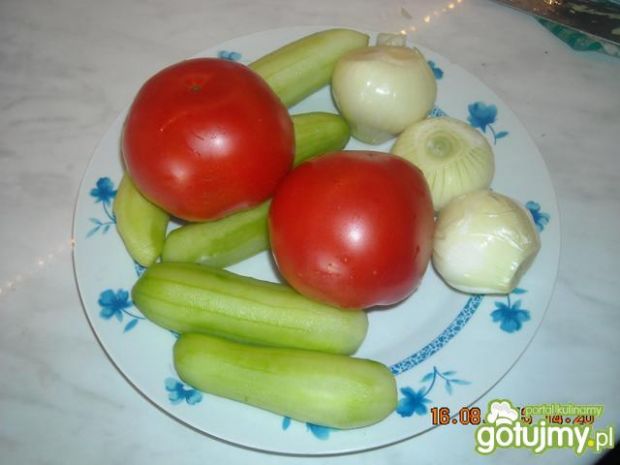 Chłodnik ogórkowo-pomidorowy
