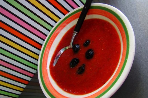 Chłodnik z pomidorów - gazpacho