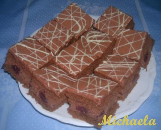Ciasto czekoladowo - wiśniowe