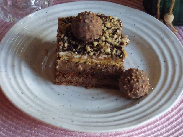 Ciasto Ferrero Rocher (bez pieczenia)