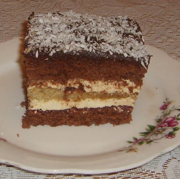 Ciasto kakaowe z kremem
