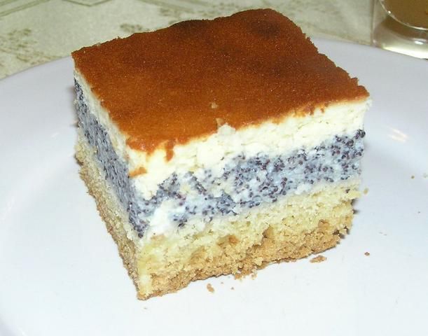 Ciasto makowo-serowe