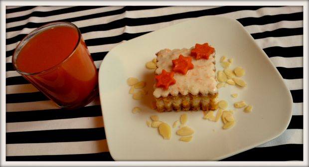 Ciasto marchewkowo - migdałowe