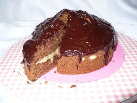 Ciasto potrójnie czekoladowe z kokosem