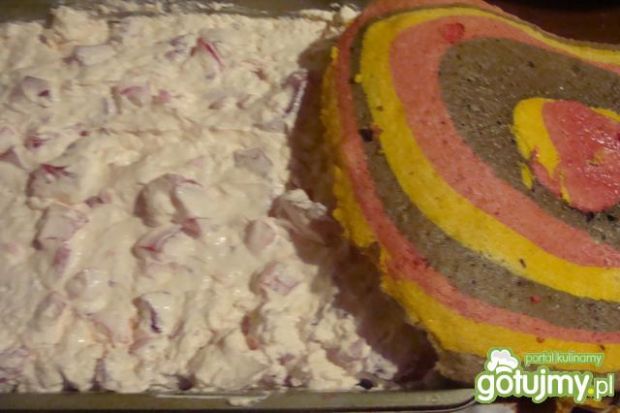 Ciasto w trzech kolorach 