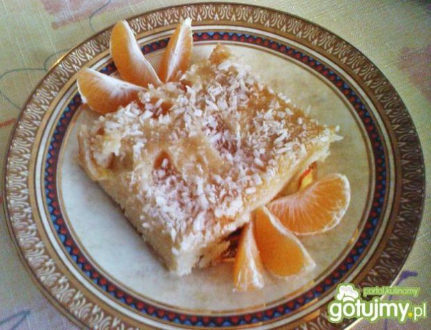 Ciasto z mandarynkami i kokosem 