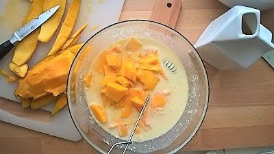 Clafoutis z mango