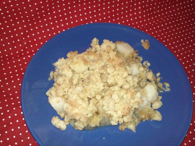 Crumble z jabłkami