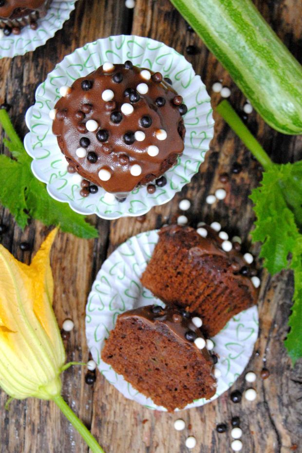 Cukiniowo- czekoladowe muffinki