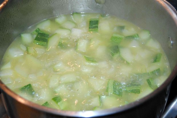 Cukiniowo- kalarepkowa zupa