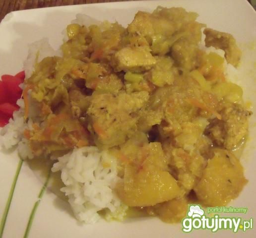 Curry z kurczaka i mango