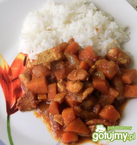 Curry z marchewką