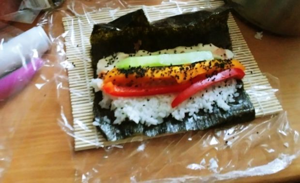 Dania z ryżem - domowe sushi