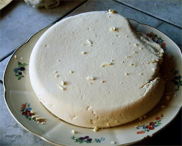 Domowy biały ser