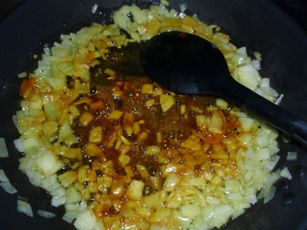 Dynia na ostro  z ryżem