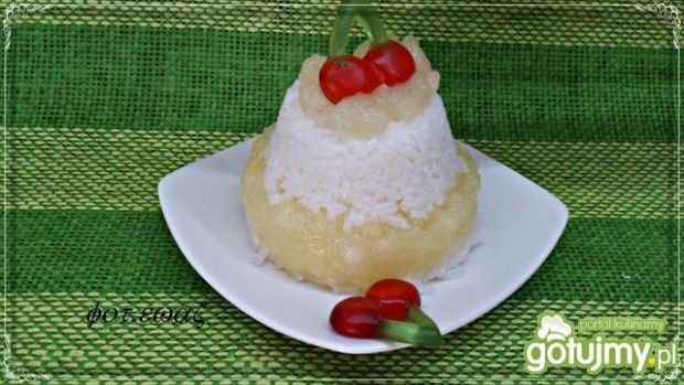 Ekspresowy deser ryżowo jabłkowy