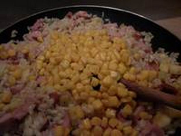 Feta z kurczakiem w warzywnym risotto
