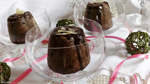 Gotowane fit muffinki kawowe z czekoladą