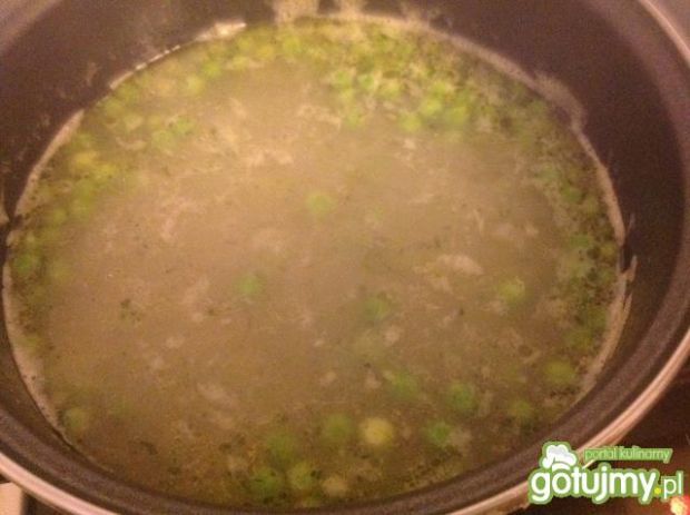 Groszkowo- porowa zupa krem