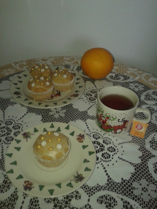 Herbaciane muffiny pomarańczowo-imbirowe