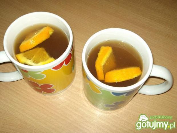 Herbata pomarańczowa z miodem