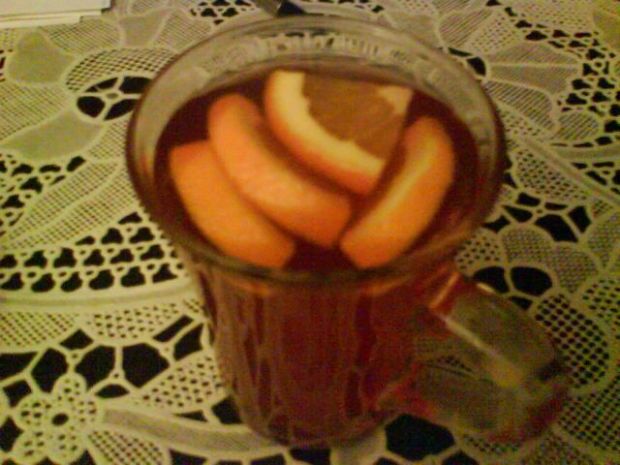 herbatka z pomarańczą