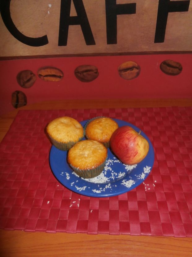 Jabłkowo kokosowe muffinki