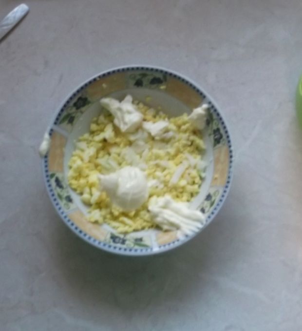 Jajeczna pasta z cebulą 