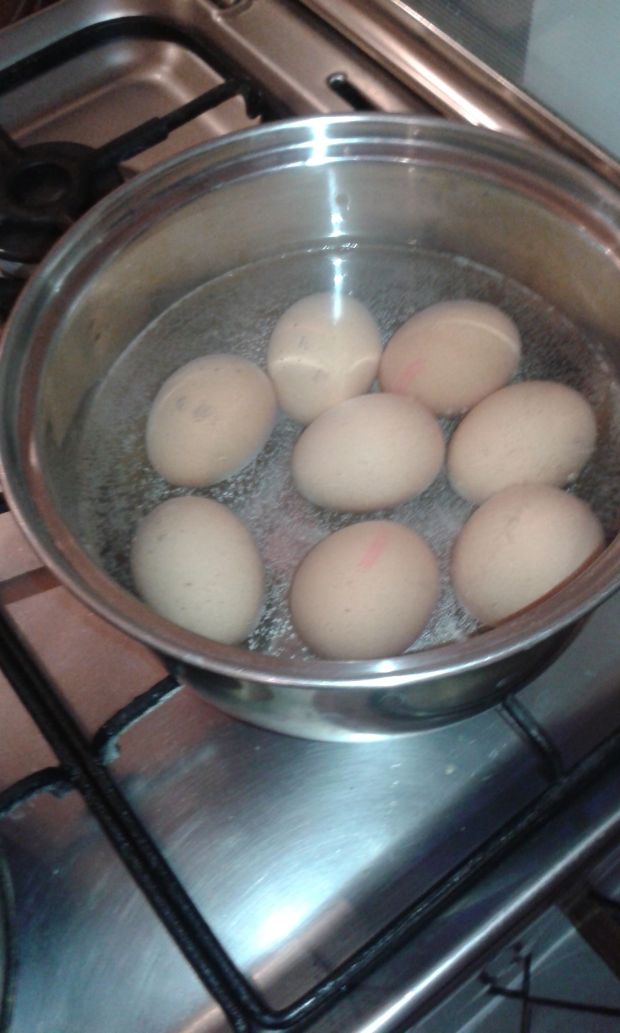 Jajka w sosie grzybowym