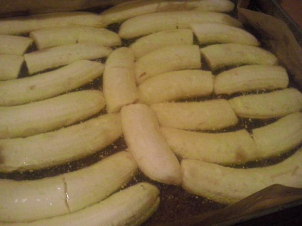 Jamajka - ciasto z bananami