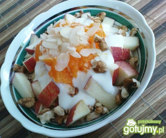 Jogurtowo-owocowe śniadanie