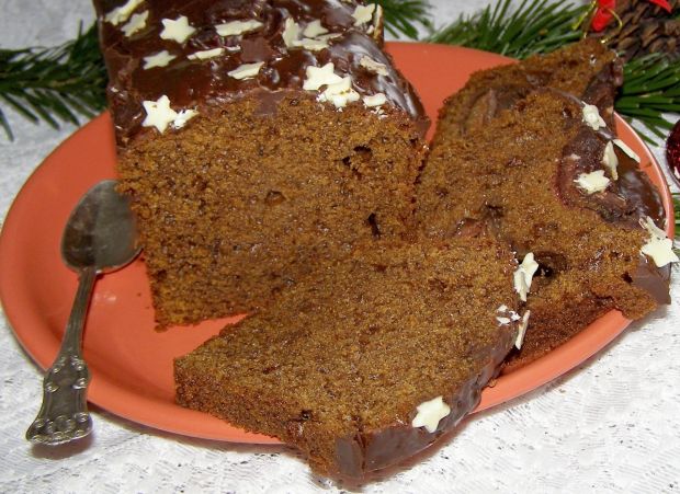 Kakaowe z czekoladą ciasto
