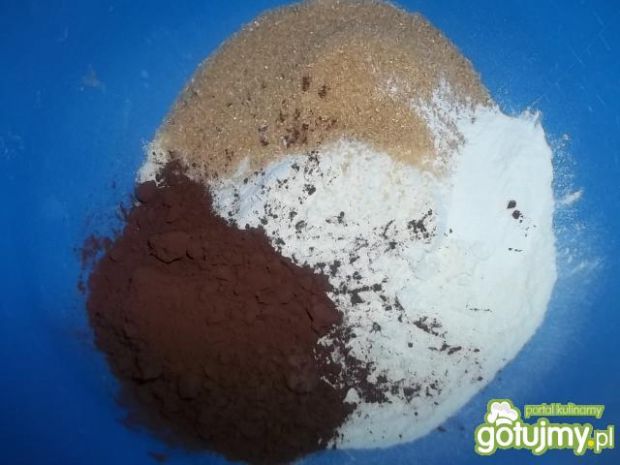 Kakaowo-bananowe muffinki z mikrofalówki
