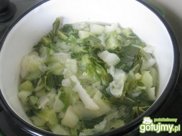 Kapuściano-kalafiorowa zupa z wkładką