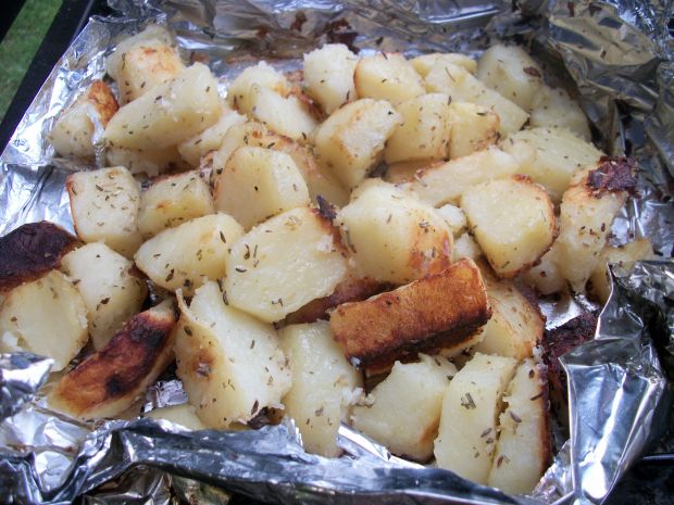 Karkówka z ziemniakami z grilla