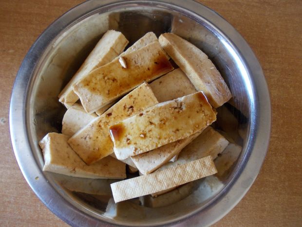 Kaszotto z tofu w parmezanowej panierce