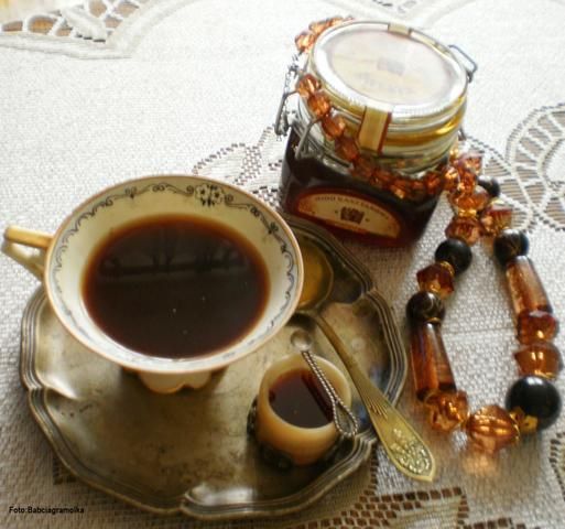 Kawa z miodem kasztanowym :