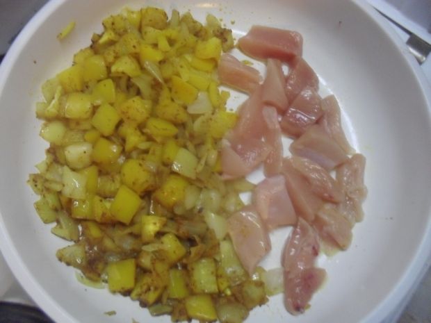 Kokosowo-szpinakowe curry