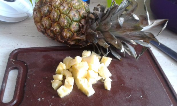 Koktajl ananasowo bananowy