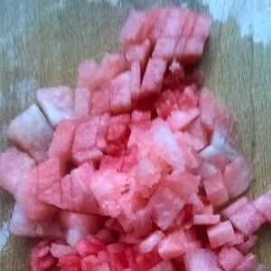 Koktajl brzoskwiniowo - arbuzowy 
