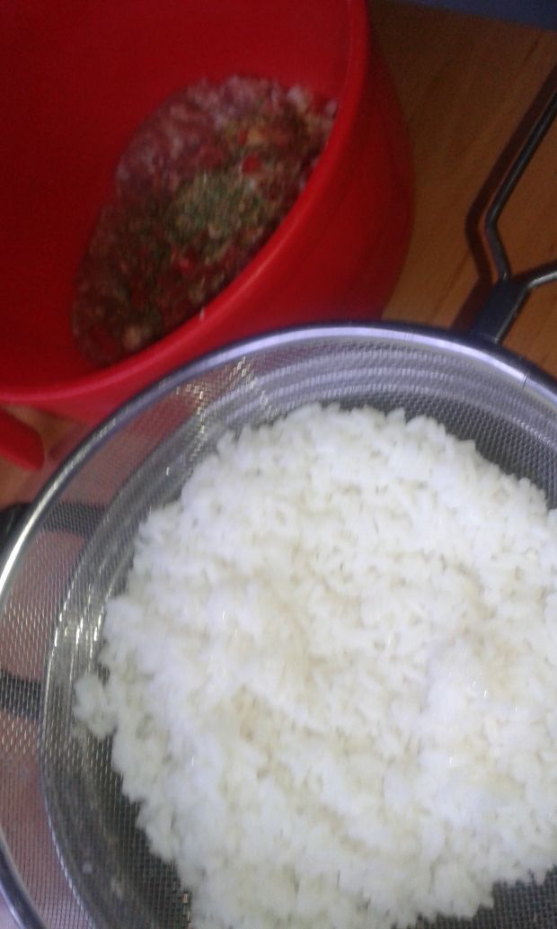 Kotlety mięsno - ryżowe